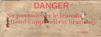 Image # 77459: Big House Transformer Warning - French