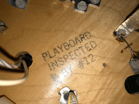 Image # 77476: Big House Early Production Under Playfield - Detail 
(Serial number 48021.)