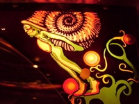 Image # 47437: Time Fantasy Illuminated Playfield Plastic 
(This is the upper right playfield ball arch plastic.)