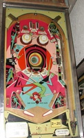 Image # 14290: Time Tunnel Playfield 
(Serial number 1028.)