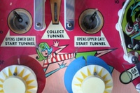 Image # 42215: Time Tunnel Playfield - Detail 
(Serial number unknown.)