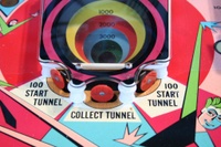 Image # 42217: Time Tunnel Playfield - Detail 
(Serial number unknown.)