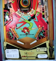 Image # 42214: Time Tunnel Lower Playfield 
(Serial number unknown.)
