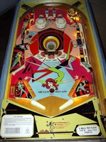 Image # 39273: Time Tunnel Playfield 
(Serial number 1017.)