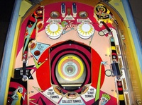 Image # 39274: Time Tunnel Upper Playfield 
(Serial number 1017.)