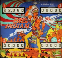 Image # 61299: Big Indian Backglass