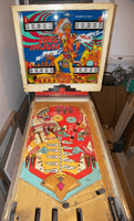 Image # 76444: Big Indian Sample Game - Stripped Playfield 
(Serial number 1026 S.)