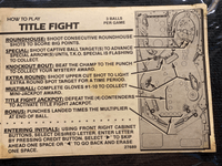 Image # 80032: Title Fight English Instruction Card - 3 Balls