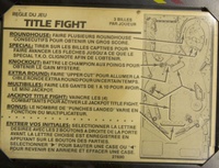 Image # 71651: Title Fight French Instruction Card - 3 Balls