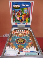Image # 49623: Tivoli Cabinet - Front View 
(The lower pop bumper does not have the correct cap as shown in the flyer.)