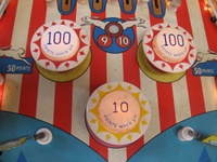 Image # 49626: Tivoli Illuminated Pop Bumpers 
(The lower pop bumper does not have the correct cap as shown in the flyer.)