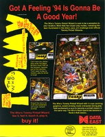 Image # 3249: The Who's Tommy Pinball Wizard Flyer - Back