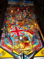 Image # 39945: The Who's Tommy Pinball Wizard Prototype Playfield - Six Pop Bumpers