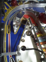 Image # 53399: The Who's Tommy Pinball Wizard Playfield - Light Shield Removed