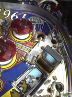 Image # 53400: The Who's Tommy Pinball Wizard Playfield - Light Shield Removed