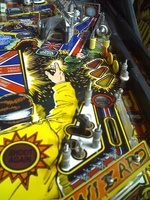 Image # 53404: The Who's Tommy Pinball Wizard Playfield - Light Shield Removed