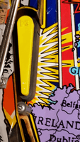 Image # 78857: The Who's Tommy Pinball Wizard Prototype Playfield - Higher-Positioned Flipper 
(Serial number 102959.)