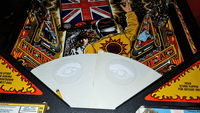 Image # 78859: The Who's Tommy Pinball Wizard Prototype Playfield - White Flipper Blinder 
(Serial number 102959.)