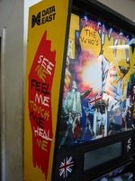 Image # 7988: The Who's Tommy Pinball Wizard Backbox - Left