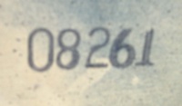 Image # 38757: Top Card Backbox Serial Number 
(Serial number 08261.)