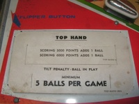 Image # 31609: Top Hand Score Card - 5 Ball Play