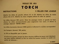 Image # 38519: Torch Instruction Card - French