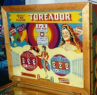 Image # 2481: Toreador Backglass