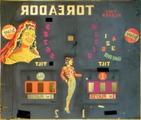 Image # 39436: Toreador Illuminated Backglass - Reverse