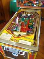 Image # 52421: Totem Playfield 
(All drop targets are down in this image.)
