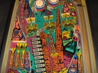 Image # 53428: Totem Sample Game Illuminated Middle Playfield 
(Serial number 01415 S.)