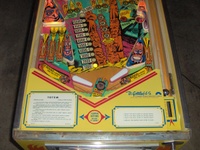 Image # 53429: Totem Sample Game Illuminated Lower Playfield 
(Serial number 01415 S.)