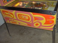 Image # 53432: Totem Sample Game Cabinet - Left 
(Serial number 01415 S.)