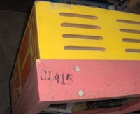 Image # 53436: Totem Sample Game Serial Number 
(Serial number 01415 S is stamped inside the cabinet near the ball shooter rod.)
