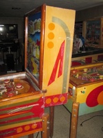 Image # 62874: Trade Winds Taller Backbox 
(The silver trim around the playfield is spray paint added by a previous owner.)