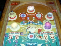Image # 29136: Trade Winds Upper Playfield 
(Serial number A3958.)