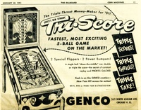 Image # 53490: Tri-Score Billboard Ad 
(The Billboard, Jan-20-1951, page 77)