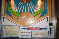 Image # 34836: 2001 Lower Playfield - Light Shields Removed 
(Serial number 05430.)