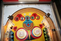 Image # 39358: 2001 Upper Playfield - Light Shields Removed 
(Serial number 05430.)