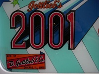 Image # 53760: 2001 Backglass - Detail