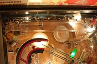 Image # 51445: TX-Sector Whitewood Playfield - Detail 
(Photographed at Chicago Pinball Expo 2011.)