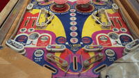 Image # 76119: Utah Lower Playfield 
(This playfield is missing its plastic numbered tower bumper housings.)