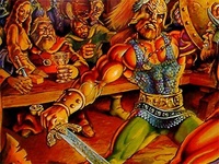 Image # 13516: Viking Backglass Detail
