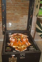 Image # 25717: War Hinged Playfield Glass 
(This playfield version has two kick-out holes.)