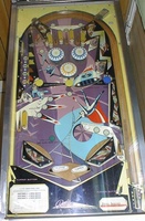 Image # 17189: The Wiggler Playfield 
(The metal pin barely visible in the left-side drop lane is not original to this game and likely was added by an operator.)