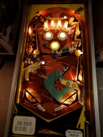 Image # 53450: The Wiggler Illuminated Playfield 
(Serial number 2765.)