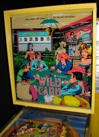 Image # 54322: Wild Card Backglass 
(Serial number 314716.)