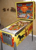 Image # 26854: Wild Fyre Cabinet - Right 
(The spinning target shown in this image is not original to this game.)