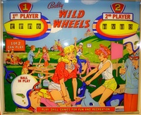 Image # 40772: Wild Wheels Backglass