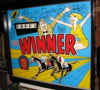 Image # 59770: Winner Backglass 
(Serial number 0192.)