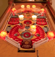 Image # 77428: Wisconsin Illuminated Playfield - Rolldown Version 
(Serial number 3392.)